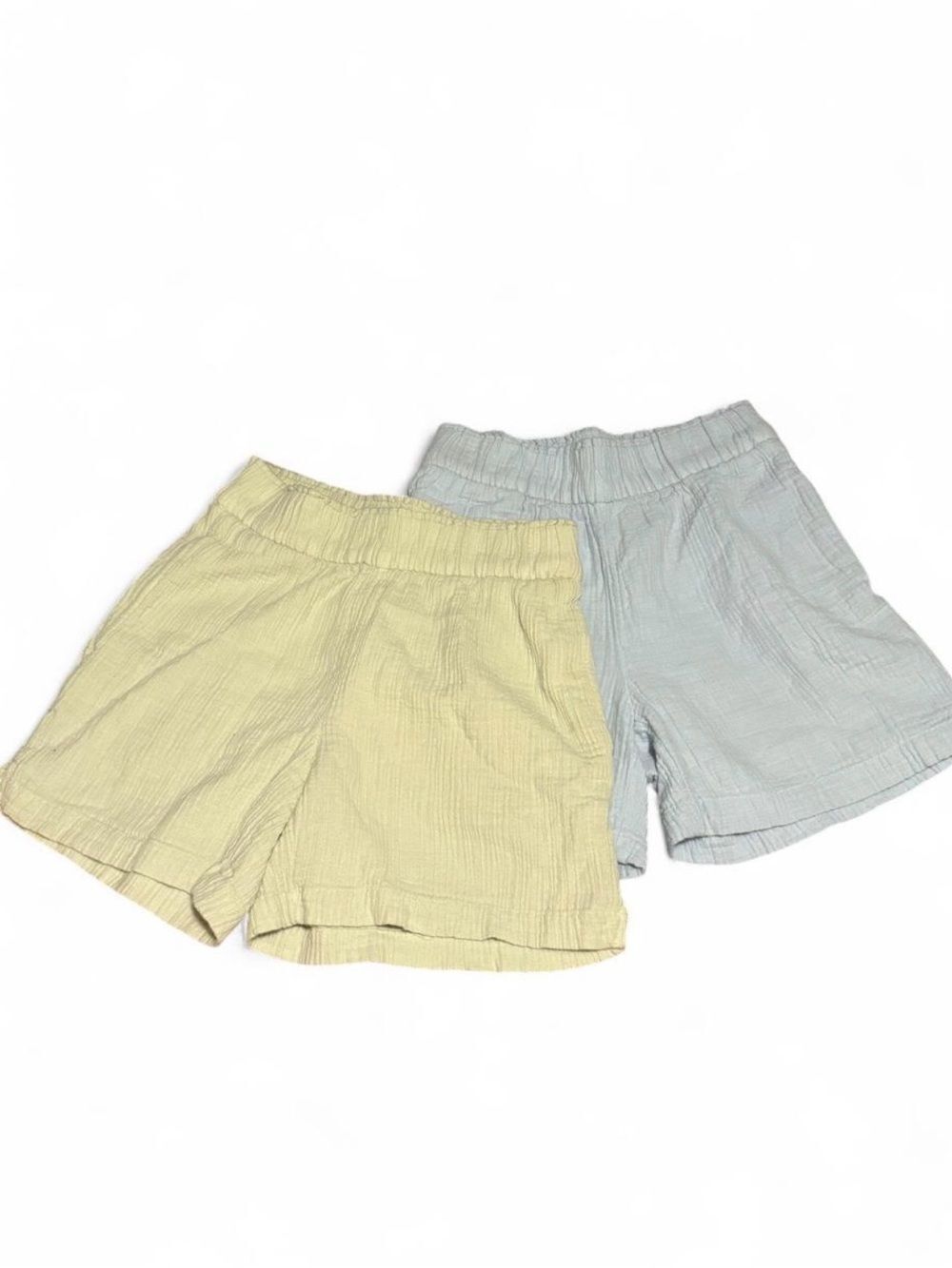 Wonderly NWOT cotton gauze lounge shorts bundle sz small mint green and sky blue